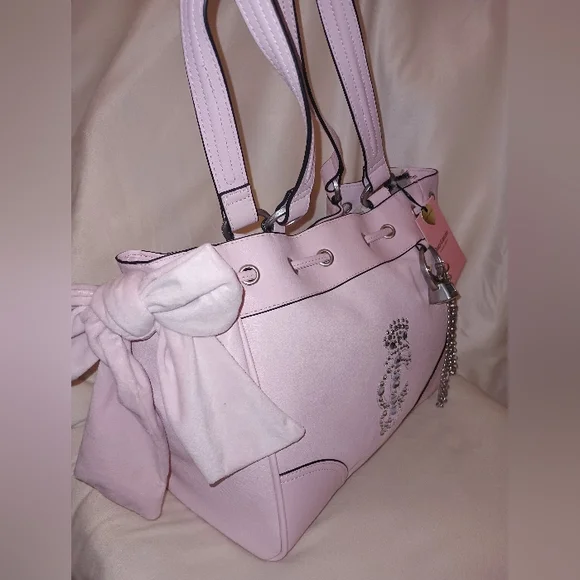 Juicy Couture Pink Large Tote - Picture 4 of 6